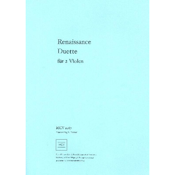 Renaissence Duette für 2 Violen
