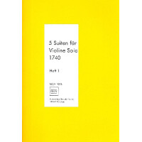 5 Suiten Band 1 (Nr.1-3) für Violine
