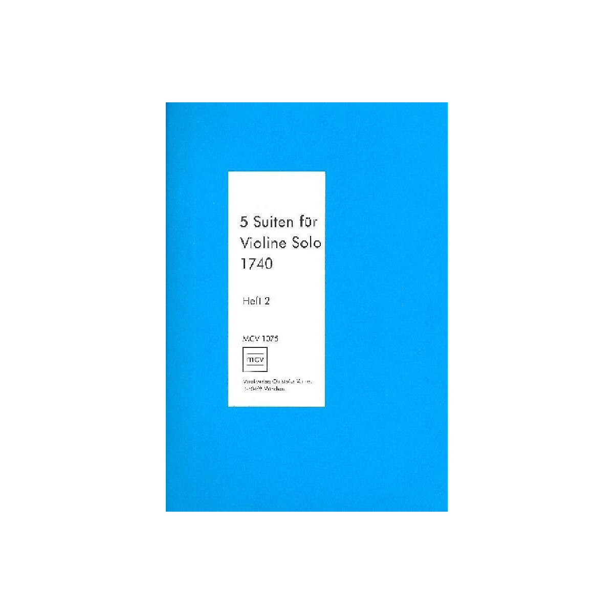 5 Suiten Band 2 (Nr.4 und 5) für Vi box