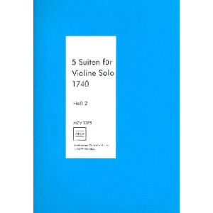 5 Suiten Band 2 (Nr.4 und 5) f&uuml;r Violine
