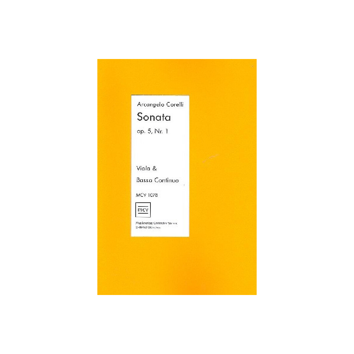 Sonate op.5,1 für Viola und Bc box