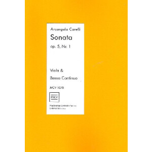 Sonate op.5,1 für Viola und Bc