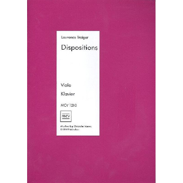 Dispositions für Viola und Klavier