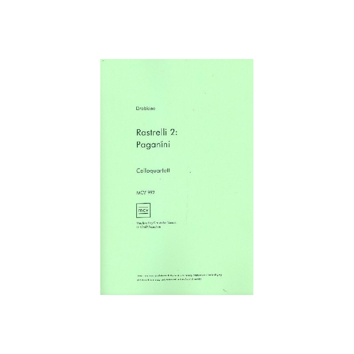 Rastrelli Nr.2 für 4 Violoncelli box