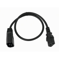 Omnitronic Kaltgeräte Verlängerung 3x0,75 0,6m sw