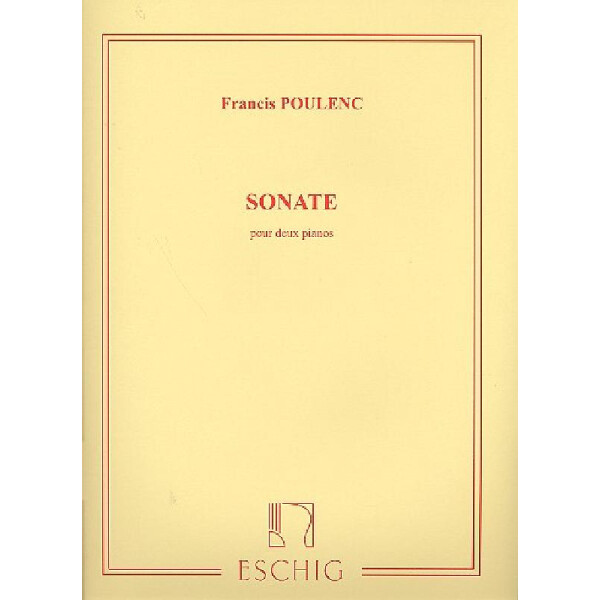 Sonate pour 2 pianos