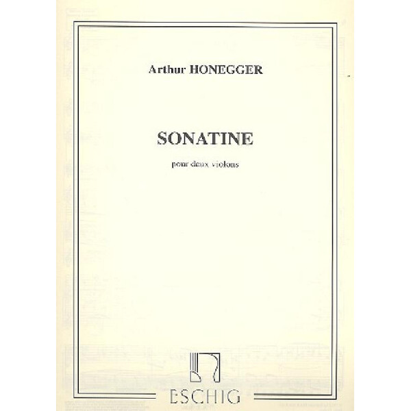 Sonatine pour 2 violons