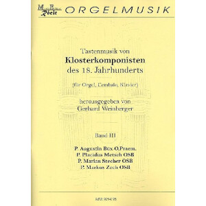 Tastenmusik von Klosterkomponisten des 18. Jahrhunderts...