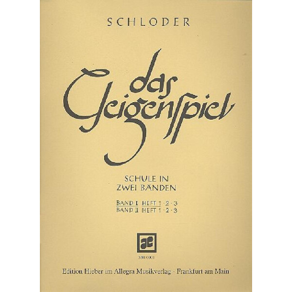 Das Geigenspiel Band 1 Teil 1