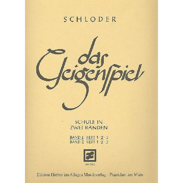 Das Geigenspiel Band 1 Teil 2