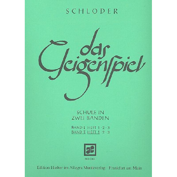 Das Geigenspiel Band 2 Teil 1