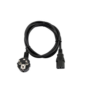 Omnitronic Kaltgeräte Netzkabel 3x0,75 0,9m sw