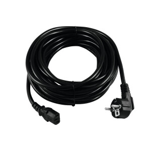 Omnitronic Kaltgeräte Netzkabel 3x1,5 10m sw