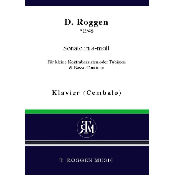 Sonate a-Moll für kleine Kontrabassisten