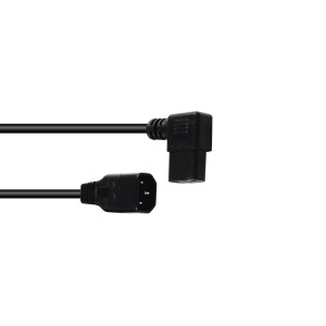 Omnitronic Kaltgeräte Verlängerung 3x0,75 90° 1,5m