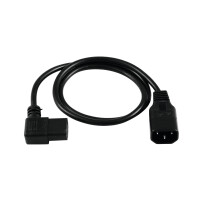 Omnitronic Kaltgeräte Verlängerung 3x0,75 90° 1,5m