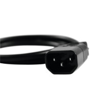 Omnitronic Kaltgeräte Verlängerung 3x0,75 90° 1,5m