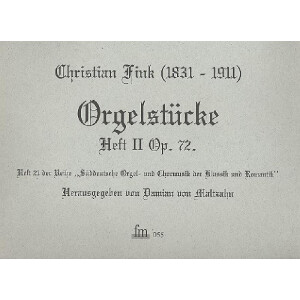 Orgelstücke Band 2 op.72