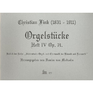 Orgelstücke Band 4 op.74