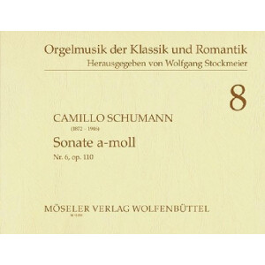 Sonate a-Moll Nr.6 f&uuml;r Orgel
