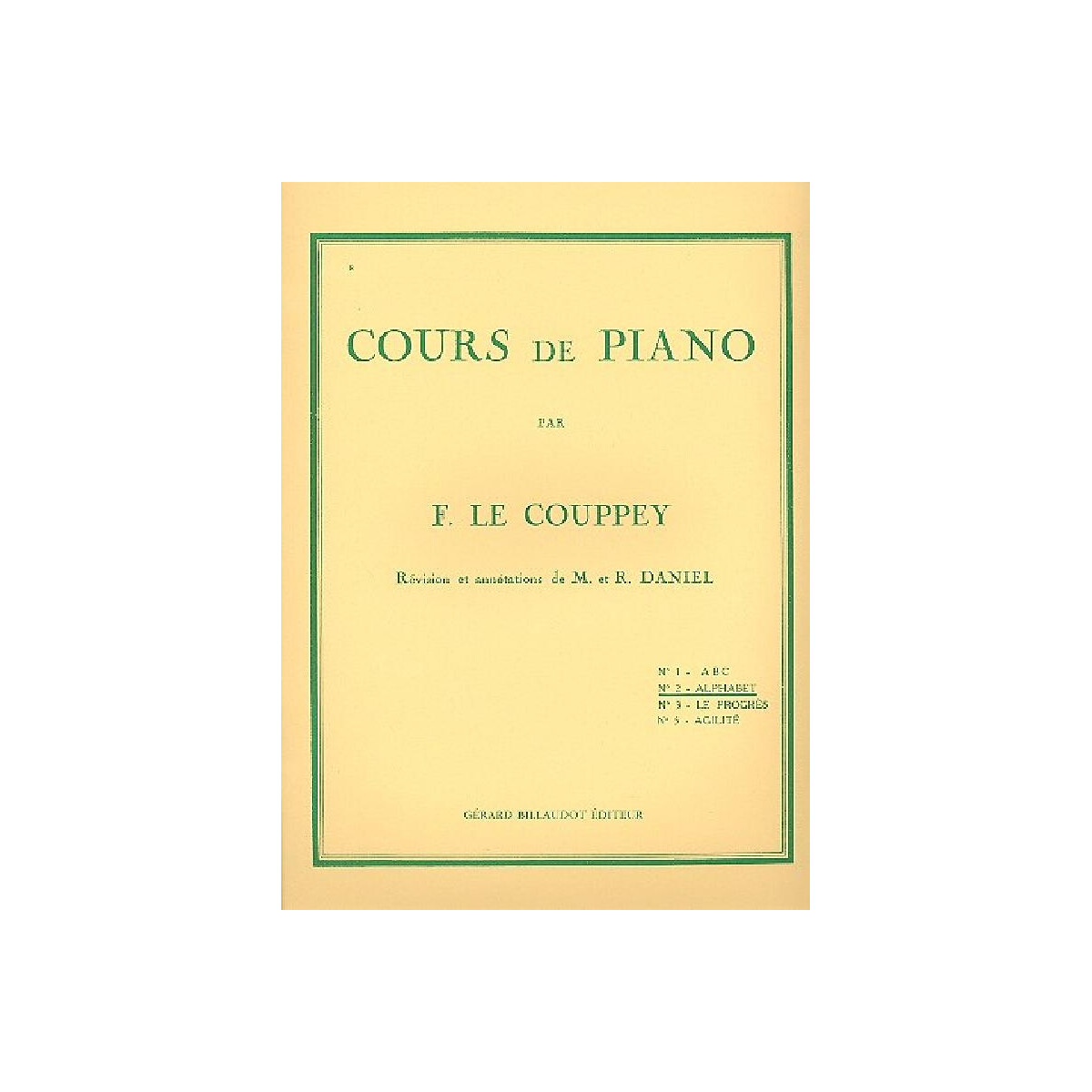 Cours de piano vol.2 Alphabet box