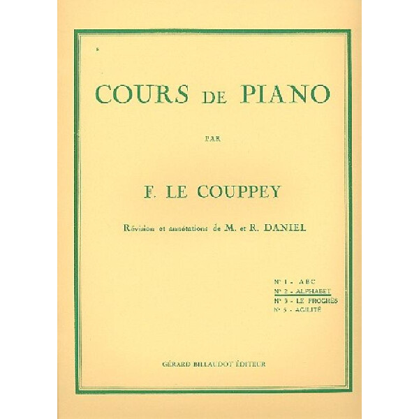 Cours de piano vol.2 Alphabet