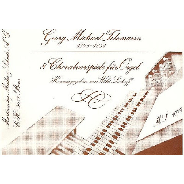 8 Choralvorspiele für Orgel