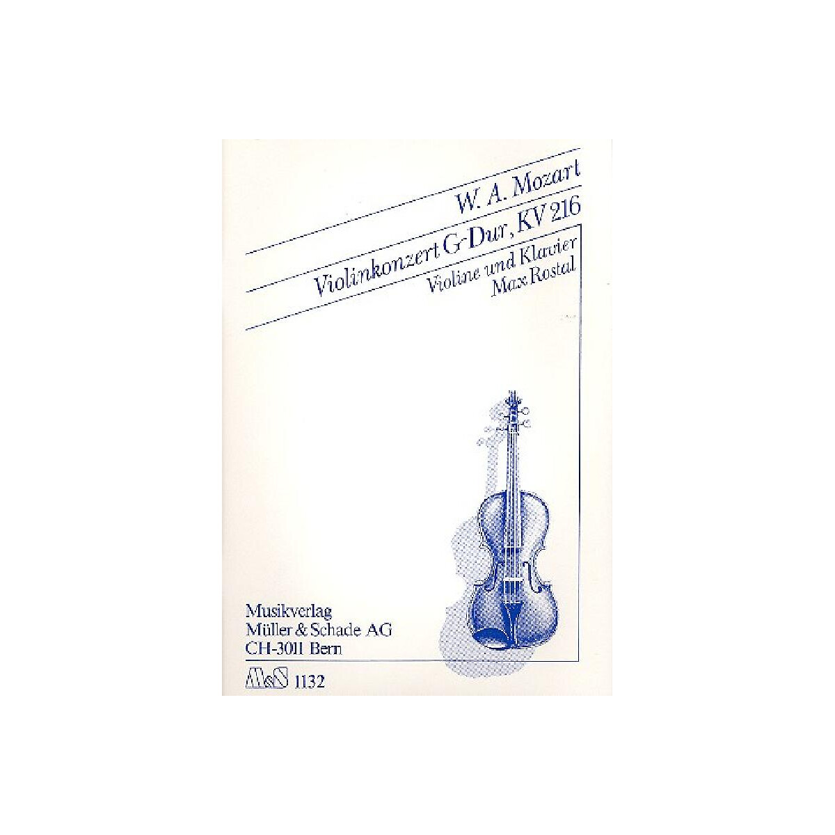 Konzert G-Dur KV216 für Violine box