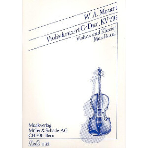 Konzert G-Dur KV216 für Violine