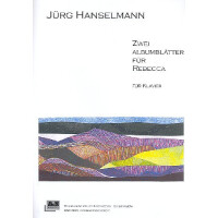 2 Albumblätter für Rebecca