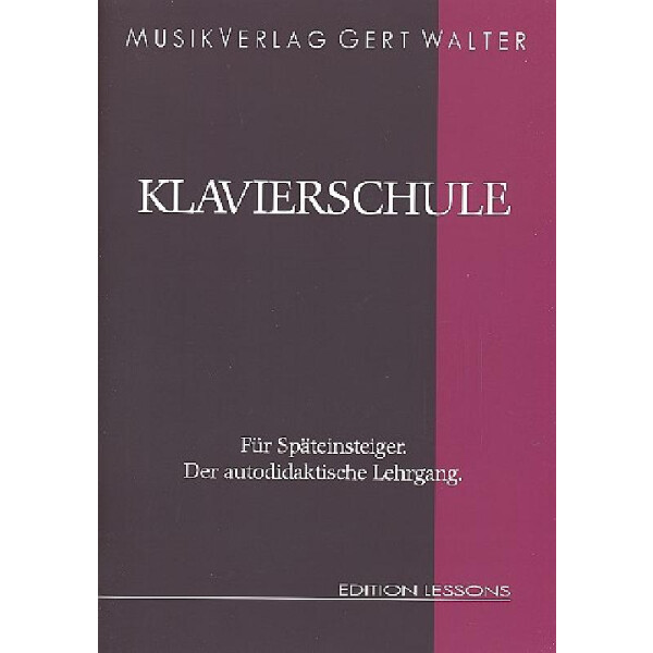 Klavierschule für Späteinsteiger