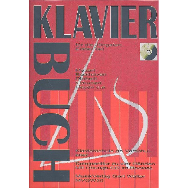 Klavierbuch für die Jüngsten Band 1 (+CD)