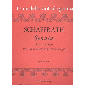 Sonata G-Dur für Viola da gamba