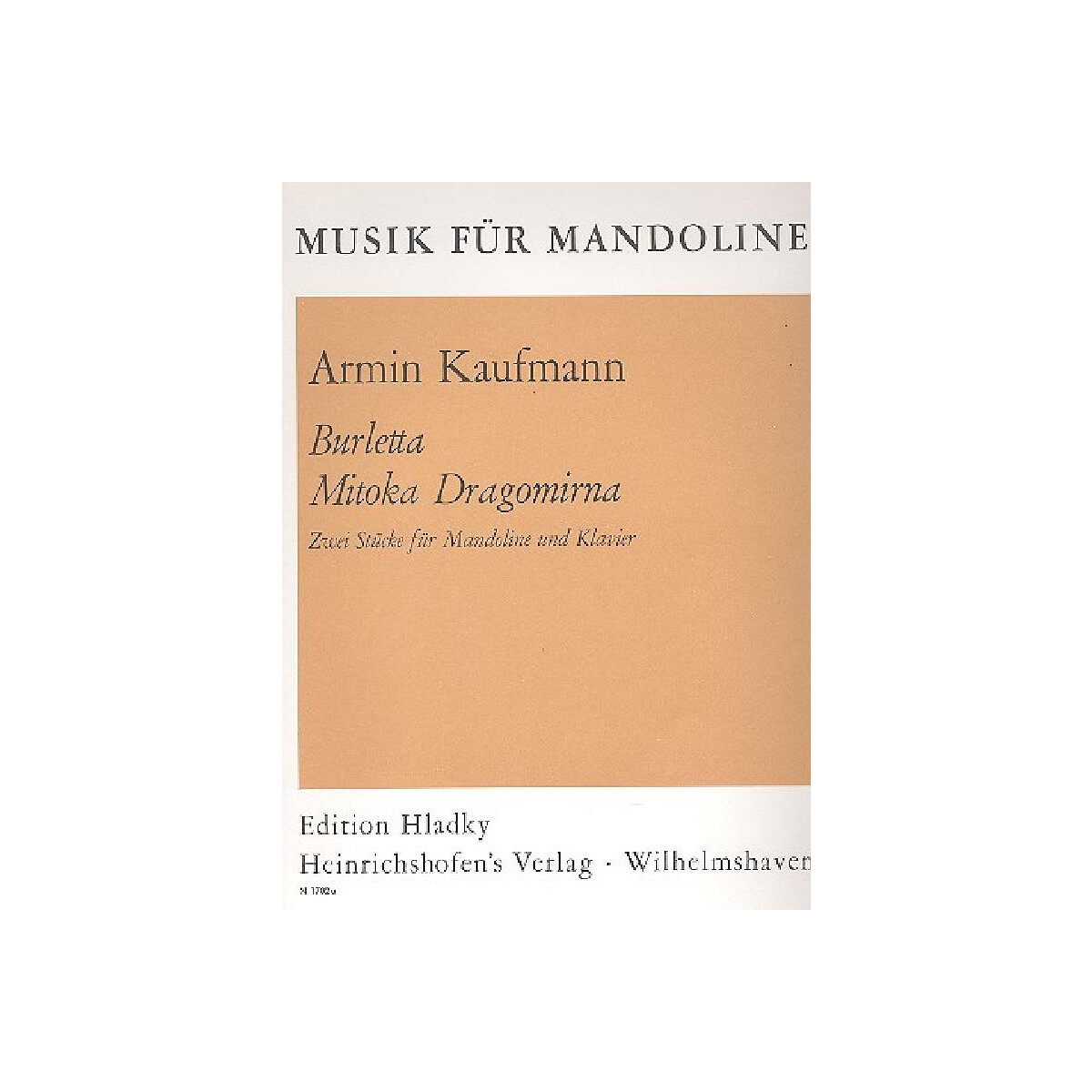 2 Stücke für Mandoline und Klavier