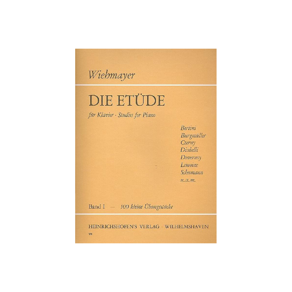 Die Etüde Band 1 für Klavier box