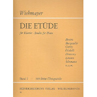 Die Etüde Band 1 für Klavier