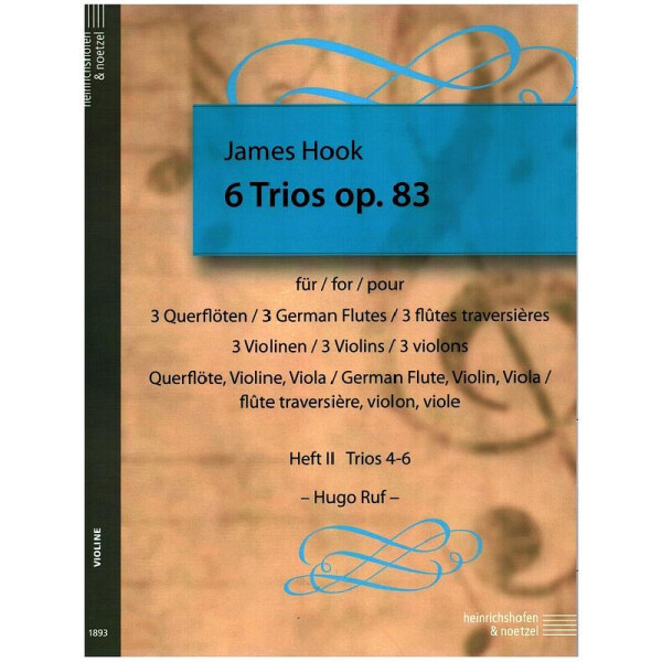 6 Trios op.83 Band 2 (Nr.4-6)