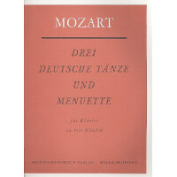 3 deutsche Tänze und Menuette