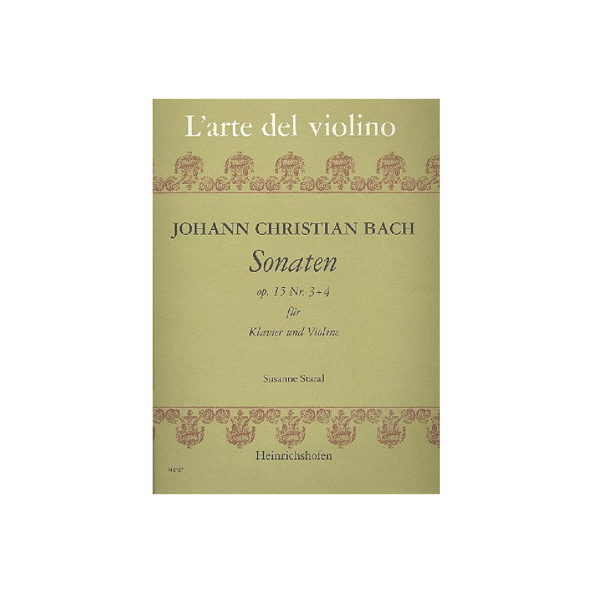 Sonaten op.15,3-4 für Violine box