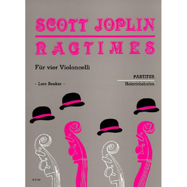 Ragtimes für 4 Violoncelli