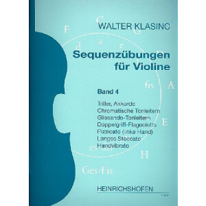 Sequenz&uuml;bungen Violine Band 4
