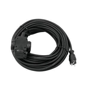 Psso Schutzkontakt Kupplung 3-fach sw