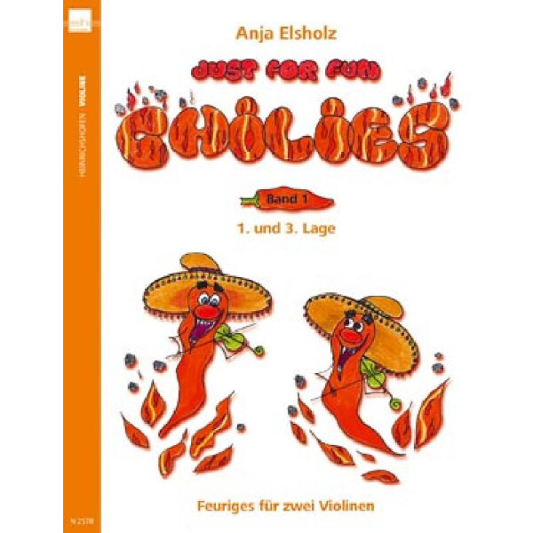Chilies Band 1 Feuriges für 2 Violinen