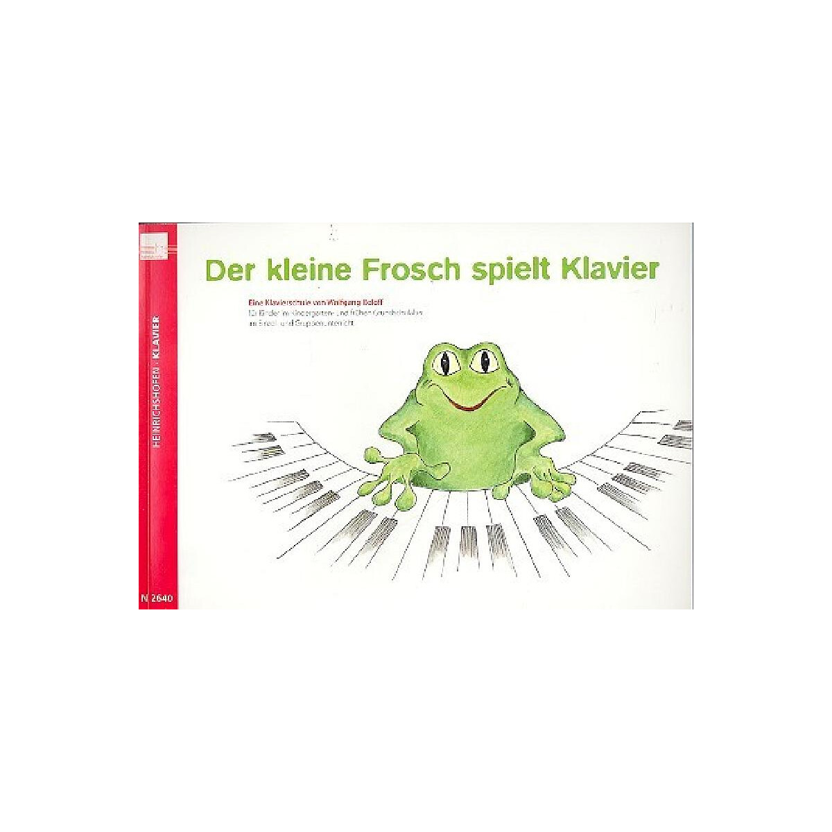Der kleine Frosch spielt Klavier box