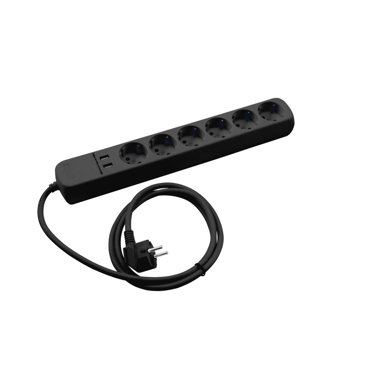 Eurolite power strip 6-way + 2 USB sw box