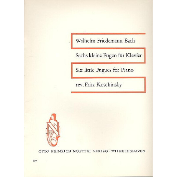 6 kleine Fugen für Klavier