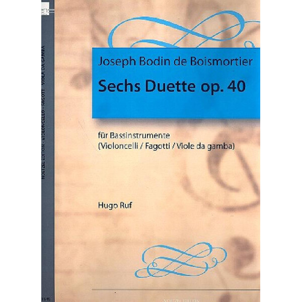 6 Duette op.40 für Baßinstrumente