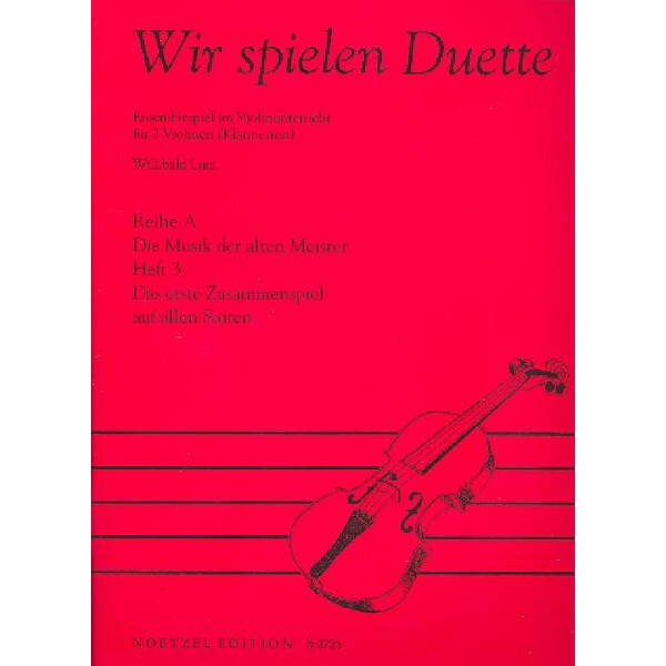 Wir spielen Duette Reihe A Band 3