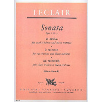 Sonate d-moll op.4,3 für 2 Violinen und Bc