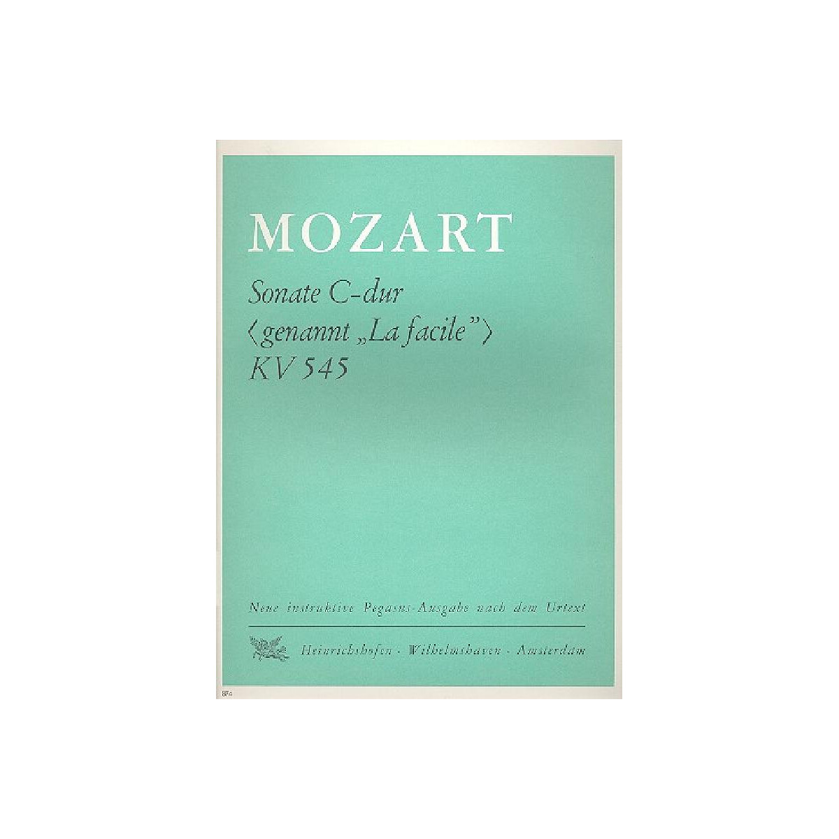 Sonate C-Dur KV545 für Klavier box